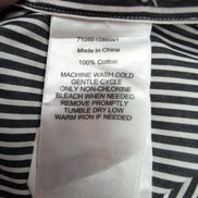 Chemise Ralph Lauren Slim Fit XS Noir Rayures Sans Logo Coton Poche