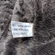 🧥 WILSONS LEATHER Blouson Cuir Marron Doublure Sherpa Hiver Taille 40 M/L |38c