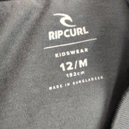 T-shirt Rip Curl Manches Longues 12 Ans Gris Surf Neuf avec Étiquette