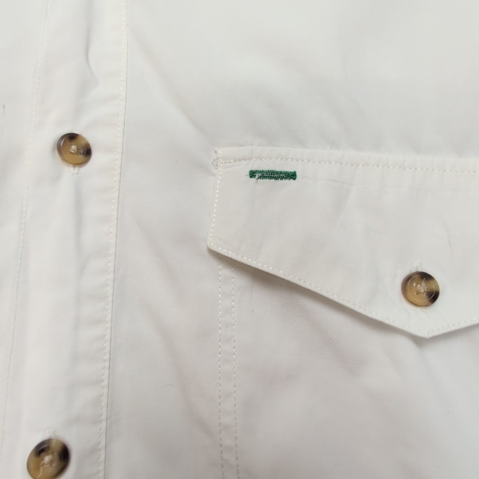 Chemise Tommy Hilfiger Vintage Blanche Écusson Brodée Taille M