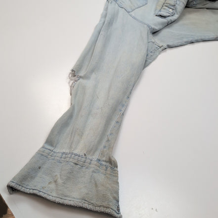 Chemise Wrangler 2XL Tall Jean Western Vintage GRUNG manches longues