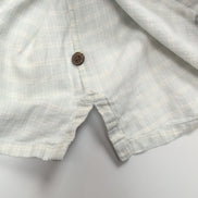 Chemise Patagonia M Bleu Carreaux Chanvre Coton Manches Courtes