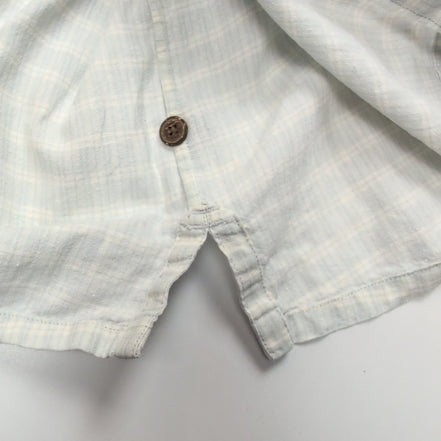 Chemise Patagonia M Bleu Carreaux Chanvre Coton Manches Courtes
