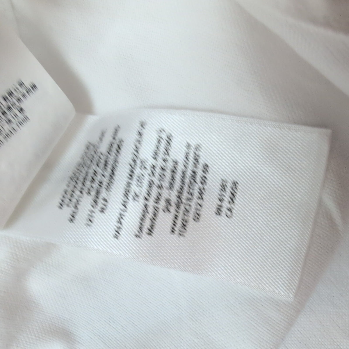 Chemise Ralph Lauren Slim Fit XLT blanc uni logo bleu marine coton