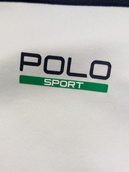 Veste Track Jacket Polo Sport Ralph Lauren T.XL vert Écusson Vintage |208b