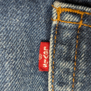 Jean Levi's 505 Regular Fit Vintage Homme W34 L36 Bleu Denim Droit Long