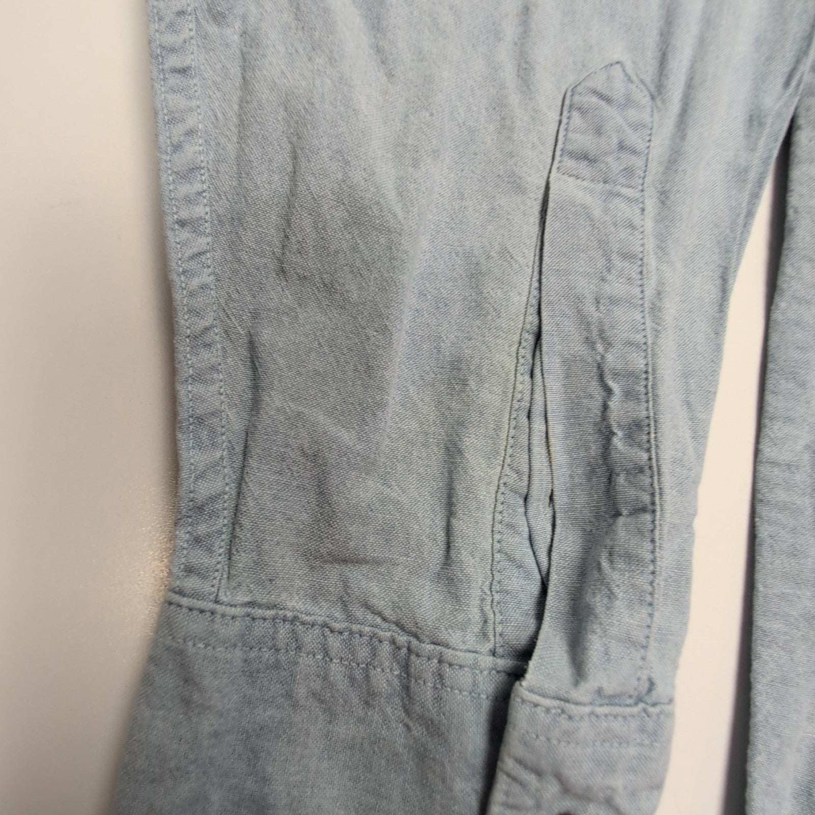 Chemise L.L. Bean bleue uni taille L #92e