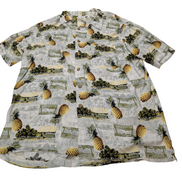 Chemise hawaïenne M.E. Sport ananas manches courtes taille XL