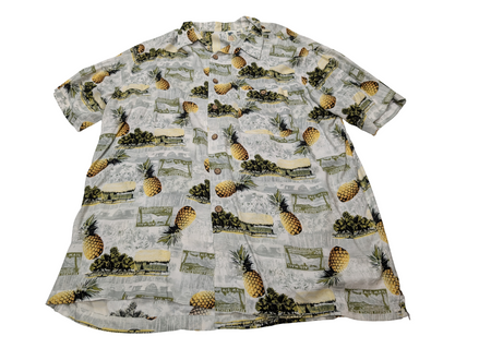 Chemise hawaïenne M.E. Sport ananas manches courtes taille XL