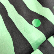 Déshabillé Kimono Dancing Leopard S/M Vert Noir Zèbre NEA Ceinture