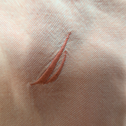 Nautica chemise saumon 2 poches logo ton sur ton taille 2XL