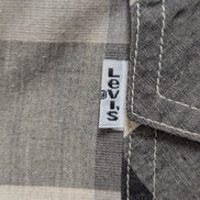 Chemise Levi's Western Carreaux Crème et Noir - Pressions Translucides - T.L