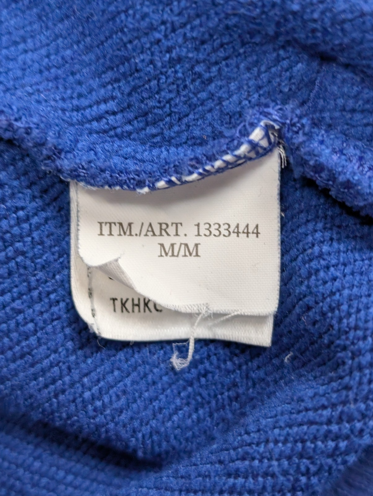 Sweat à capuche Puma Bleu Grand Logo Noir Taille M