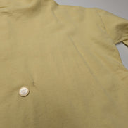 Pull Calvin Klein Jaune Col Roulé à Cordon & Poches - Taille L/XL