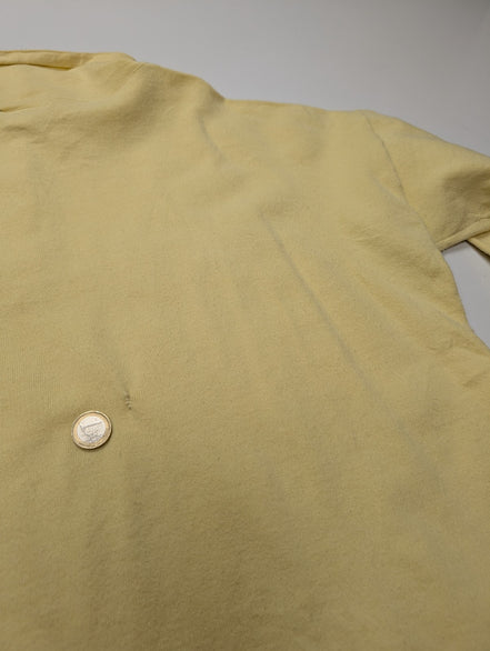 Pull Calvin Klein Jaune Col Roulé à Cordon & Poches - Taille L/XL