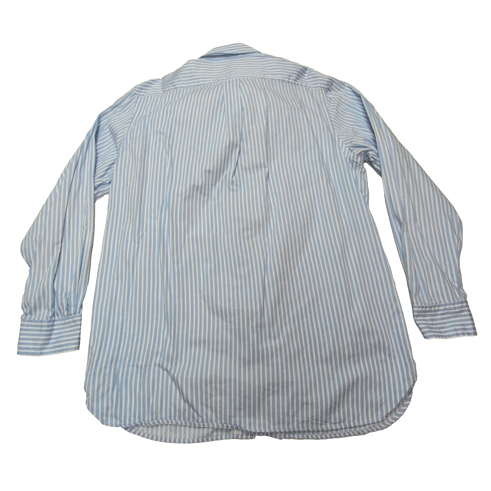 Chemise CHAPS bleue à rayures blanches taille L #64e