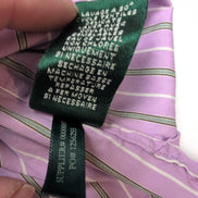 Chemise Lauren Ralph Lauren Femme 2XL Lilas Rayures Vertes manches longues