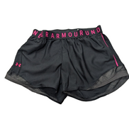 Short Under Armour Rose & Noir avec 2 Poches - Femme Taille M