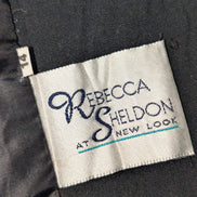 Veste Blazer femme Rebecca Sheldon New York Noir Taille S