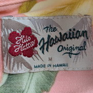 Chemise hawaïenne rose Hilo Hattie made in Hawaii taille M