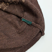 Pull LAUREN Ralph Lauren femme M marron motifs aztèques vert violet col rond