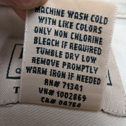 Chemise L.L.Bean XL Tall Écru Tissu Épais Vintage 2 Poches manches longues