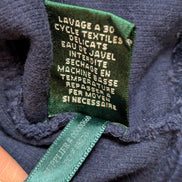 Pull Lauren Ralph Lauren Femme XL Bleu Marine Col Brandebourgs Écusson
