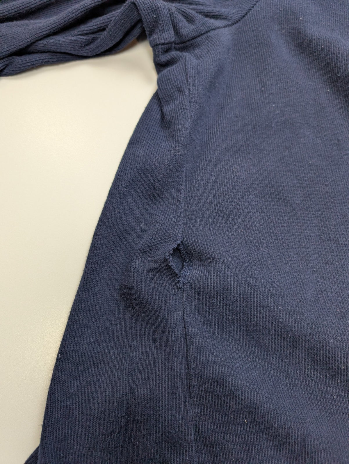 Pull Lauren Ralph Lauren Femme XL Bleu Marine Col Brandebourgs Écusson