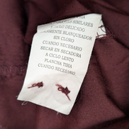Chemise Style Cubain Cubavera Bordeaux - Broderies & 4 Poches - Taille L