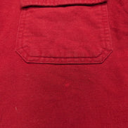 CHEMISE L.L. BEAN FLANELLE ROUGE XXL VINTAGE Chamoisette Workwear