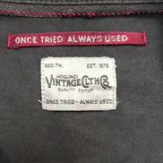 Chemise Jack & Jones Vintage Western Noir Style Vintage Jean Fin Taille S