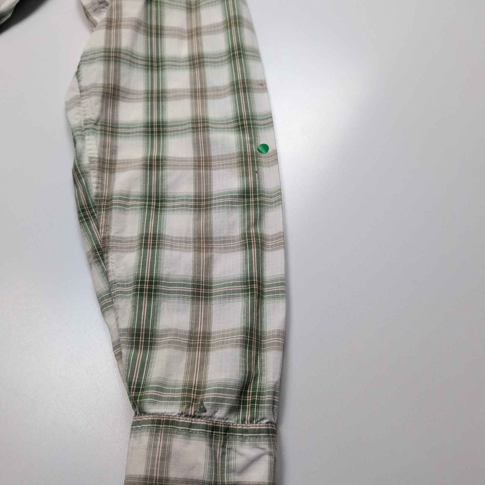 Chemise Patagonia S M Western Vert Carreaux Coton 2 Poches manches longues