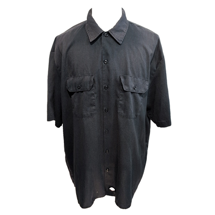 Chemise Dickies Flex 2XL Noir Manches courtes 2 Poches Workwear Poche Stylo