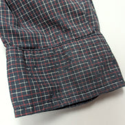 Chemise Ralph Lauren Taille L Classic Fit Gris Rouge Carreaux Logo Brodé Coton