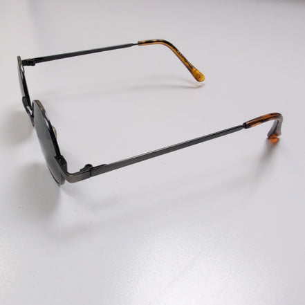 Lunettes de soleil Rondes Hippie Y2K 2 Branches Fines Métal
