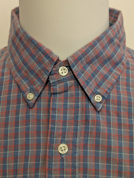 Chemise Polo Ralph Lauren Bleu blanc rouge à carreaux Taille XL - Excellent état