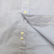 Chemise Tommy Hilfiger Homme Taille L Bleue Petits Carreaux Coton Poche