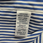 Chemise Ralph Lauren XL Bleue Rayures Custom Fit Button Down Shirt