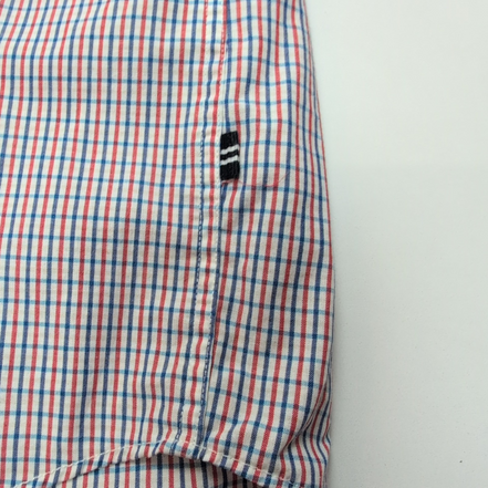 Chemise Nautica XXL Bleu Blanc Rouge Carreaux 100% Coton Classic