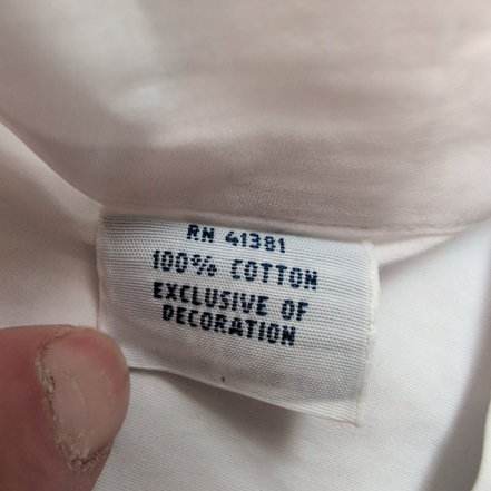 Chemise Ralph Lauren L Blanc Uni Logo Bleu Manches Courtes