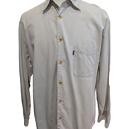 CHEMISE LEVI'S Coton Blanc Cassé Crème L/G Homme Vintage Poche