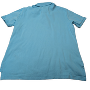 Polo manches courtes Polo Ralph Lauren M bleu turquoise logo orange Custom Fit