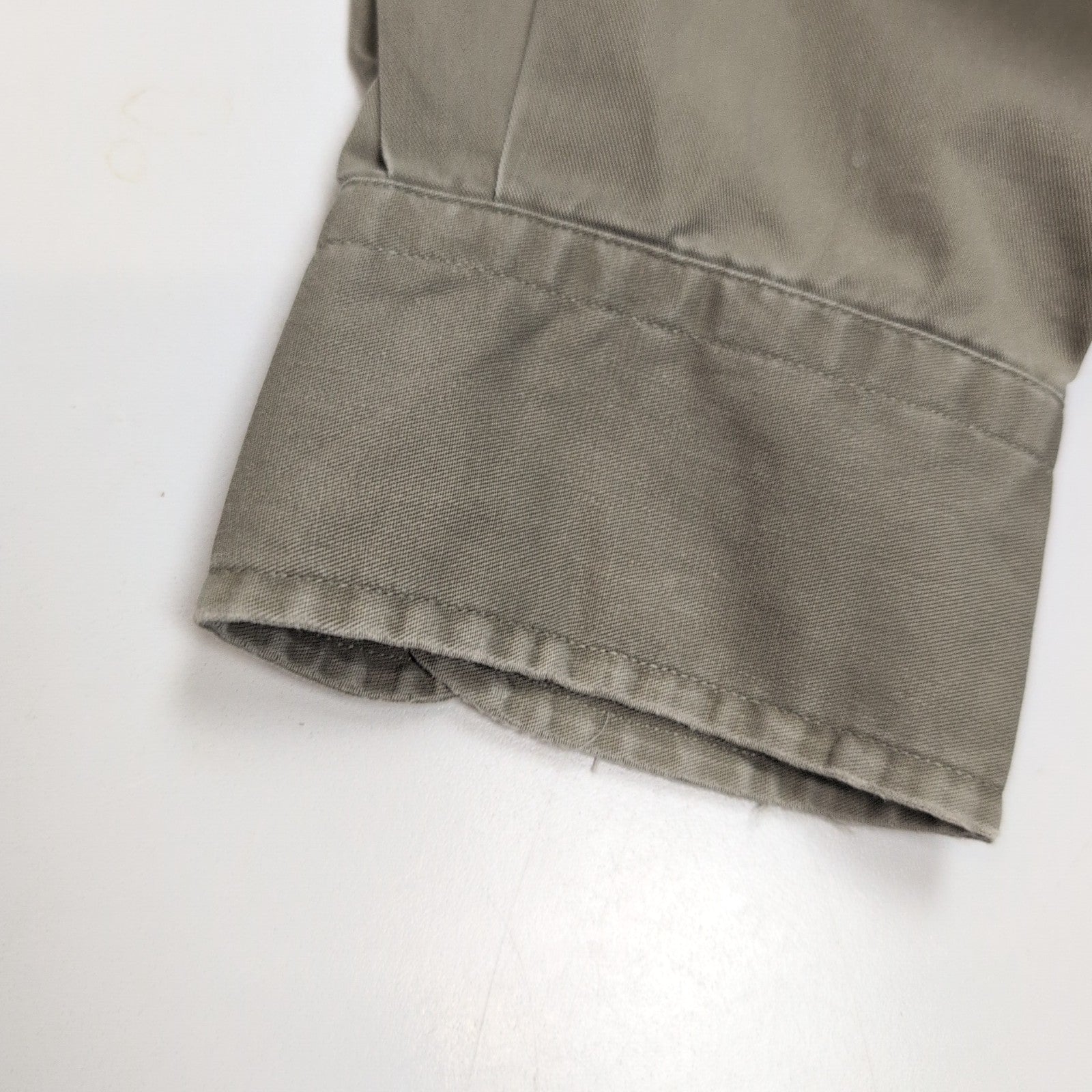 Chemise Ralph Lauren Blake M Kaki Vintage Logo Brodé Made in USA Coton