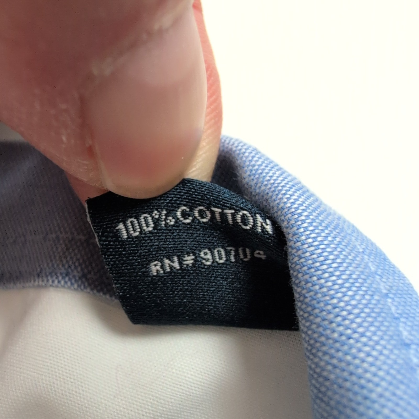 Chemise Nautica Homme L XL Blanche 100% Coton Uni Manches Longues