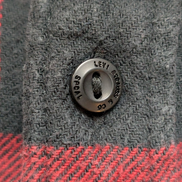 Chemise LEVI'S Standard Flanelle Épaisse Grands Carreaux Rouge & Noir Taille M