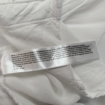 Chemise Terranova Femme Taille XL Blanche 100% Viscose Neuve Sans Étiquette