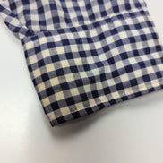 Chemise Levi's western vintage L bleu carreaux col pointu manches longues