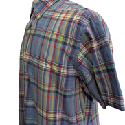 Chemise Polo Ralph Lauren Shirt XL Custom Fit Multicolore Manches Courtes Button