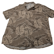 Chemise hawaïenne Firefly marron clair manches courtes taille XXL