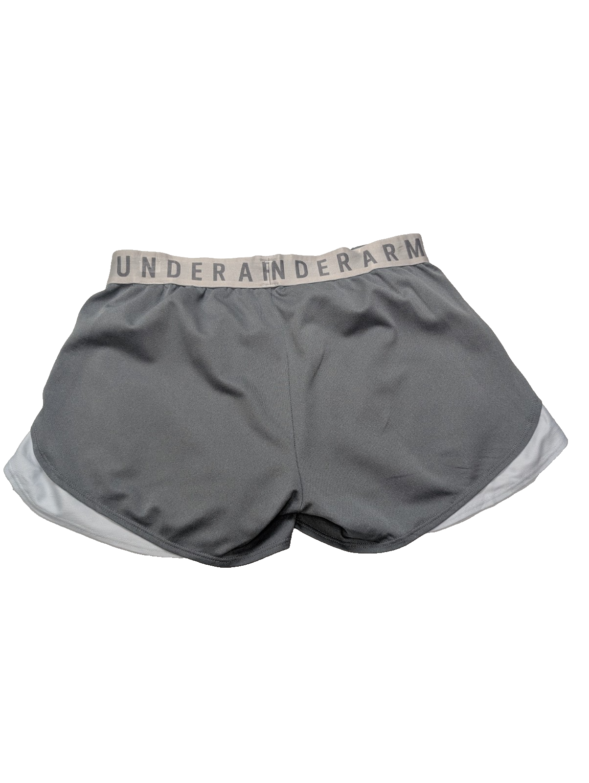Short Under Armour HeatGear Gris avec 2 Poches - Femme Taille M